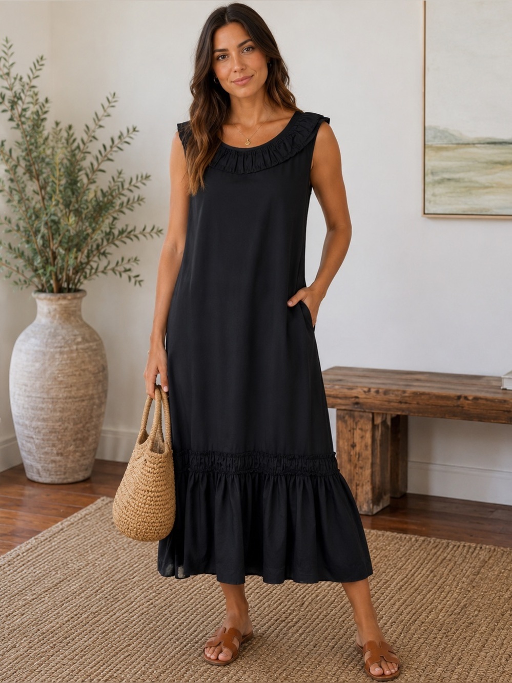 Harshman Naveen Cotton Midi-Dress